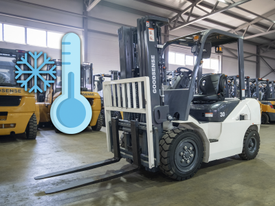 Бесперебойная работа погрузчика с АКБ на холодном складе